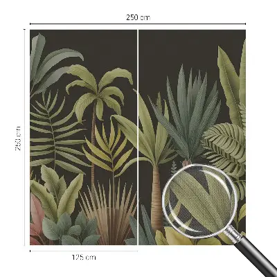 Papier peint intissé jungle tropicale
