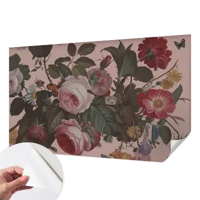 Papier peint photo grand format pour le mur élégance florale