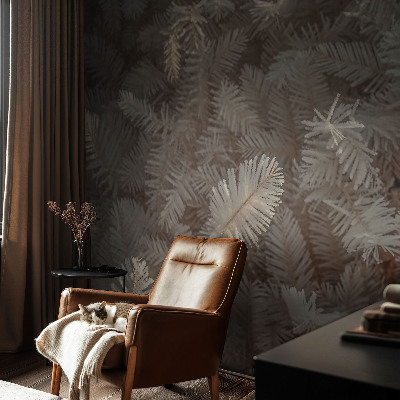 Papier peint tendance chambre adulte Mrazivé vetvičky