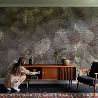 Papier peint tendance chambre adulte Mrazivé vetvičky
