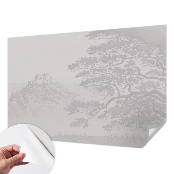 Papier peint photo sur tissu non tissé paysage de château