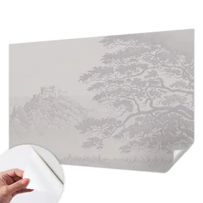 Papier peint photo sur tissu non tissé paysage de château