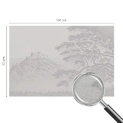Papier peint photo sur tissu non tissé paysage de château