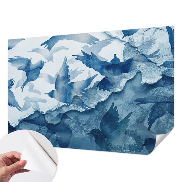 Papier peint panoramique adhésif Dynamické vtáky