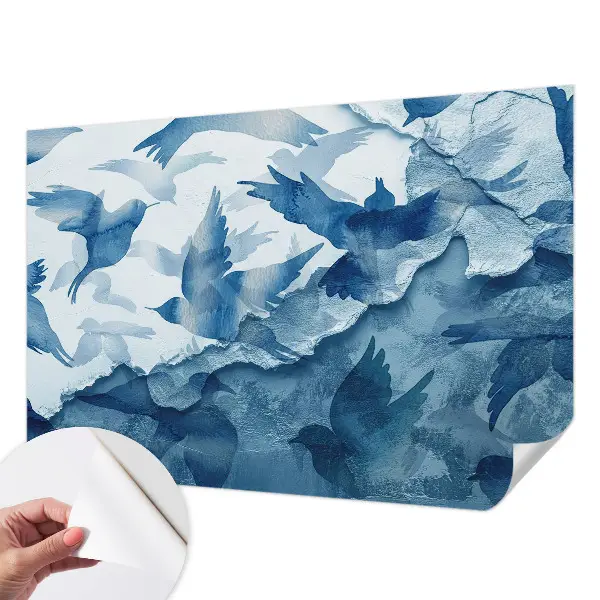 Papier peint photo grand format pour le mur Oiseaux dynamiques