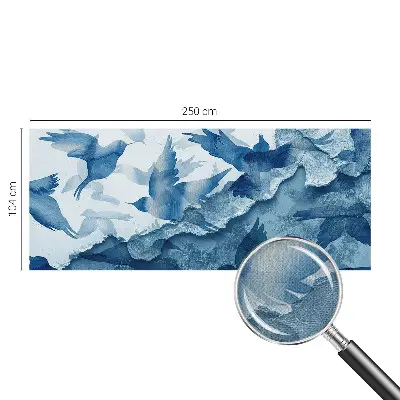 Papier peint photo grand format pour le mur Oiseaux dynamiques