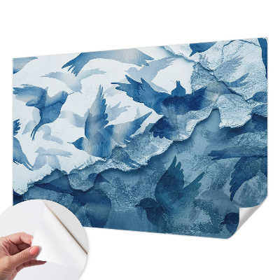 Papier peint panoramique adhésif Dynamické vtáky