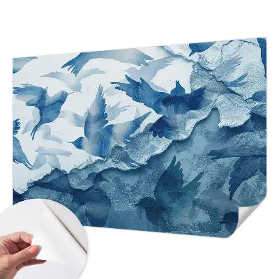 Papier peint photo grand format pour le mur Oiseaux dynamiques