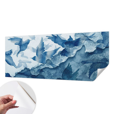 Papier peint panoramique adhésif Dynamické vtáky
