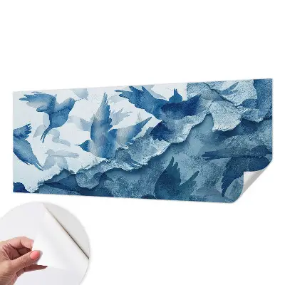 Papier peint photo grand format pour le mur Oiseaux dynamiques