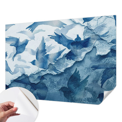 Papier peint panoramique adhésif Dynamické vtáky