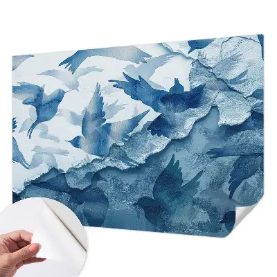 Papier peint photo grand format pour le mur Oiseaux dynamiques