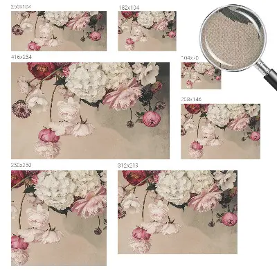 Papier peint intissé Fleurs romantiques