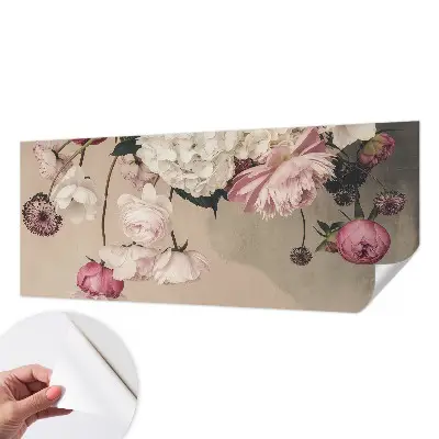 Papier peint intissé Fleurs romantiques