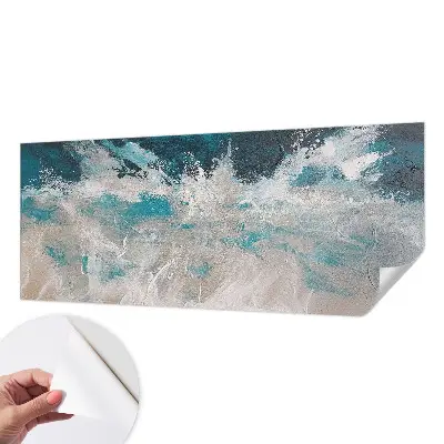 Papier peint photographique sur tissu non tissé vagues océaniques