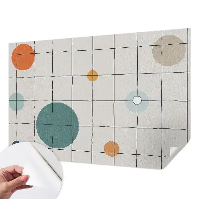Papier peint intissé imprimé Cercles colorés
