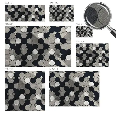 Papier peint intissé Cercles géométriques