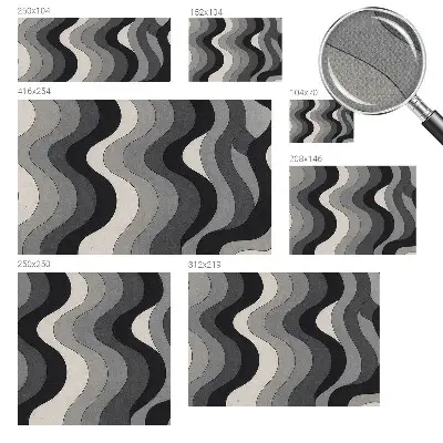 Papier peint photo grand format pour le mur Vagues grises