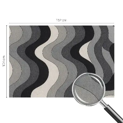 Papier peint photo grand format pour le mur Vagues grises