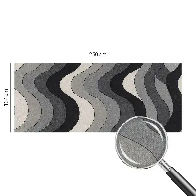 Papier peint photo grand format pour le mur Vagues grises
