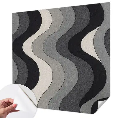 Papier peint photo grand format pour le mur Vagues grises