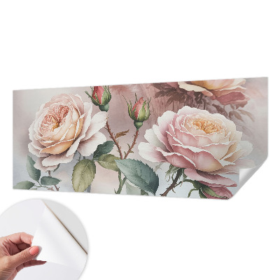 Papier peint tendance chambre adulte Pastelové ruže