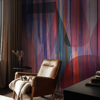 Déco papier peint salon Dúhové pruhy