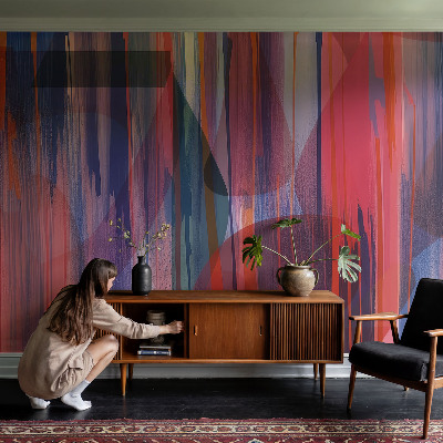 Déco papier peint salon Dúhové pruhy