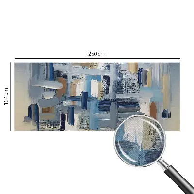 Papier peint photographique intissé pinceaux d'abstraction