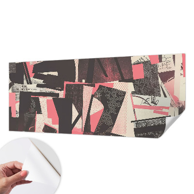 Papier peint chambre ado Geometrická koláž