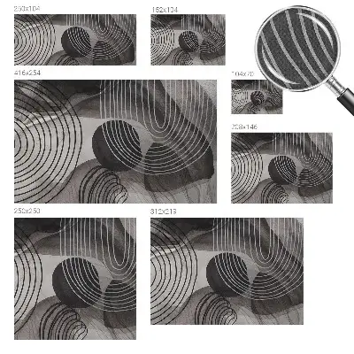 Papier peint photo grand format pour le mur Harmonie des formes