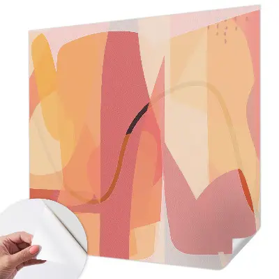 Papier peint photo sur tissu non tissé abstraction colorée