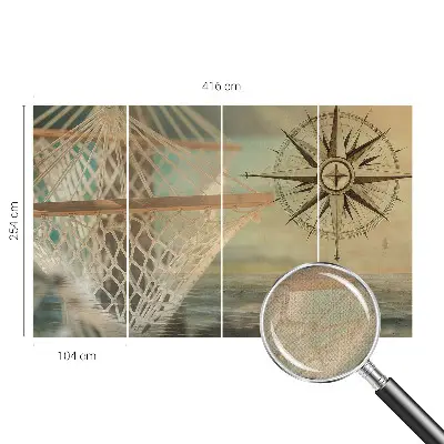 Papier peint photo sur tissu non tissé Détente en mer