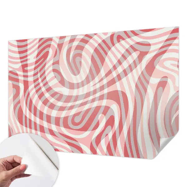 Papier peint intissé Lignes ondulées