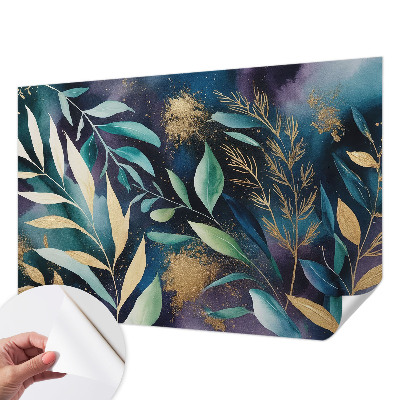 Papier peint chambre parentale Botanické listy