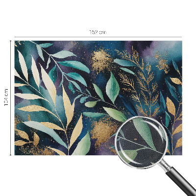 Papier peint chambre parentale Botanické listy