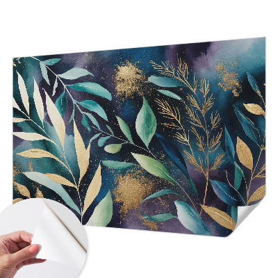 Papier peint chambre parentale Botanické listy