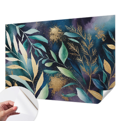 Papier peint chambre parentale Botanické listy