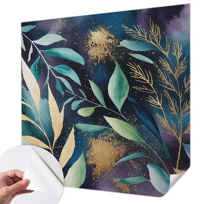 Papier peint chambre parentale Botanické listy