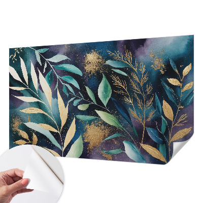 Papier peint chambre parentale Botanické listy