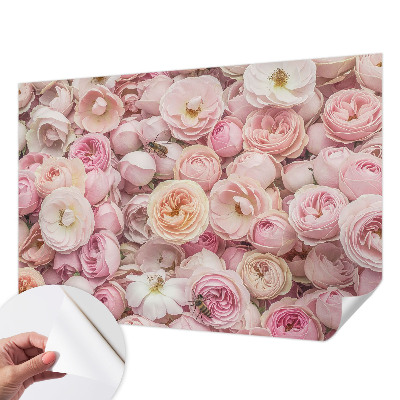Papier peint tête de lit chambre adulte Krásne kvety