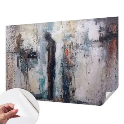 Papier peint photo imprimé sur tissu non tissé Figure mystérieuse