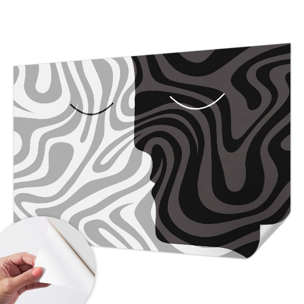 Papier peint tendance chambre adulte Abstraktné tváre