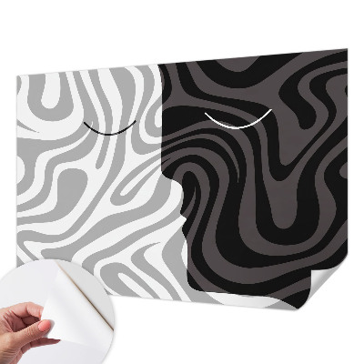 Papier peint tendance chambre adulte Abstraktné tváre