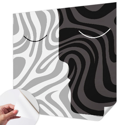 Papier peint tendance chambre adulte Abstraktné tváre