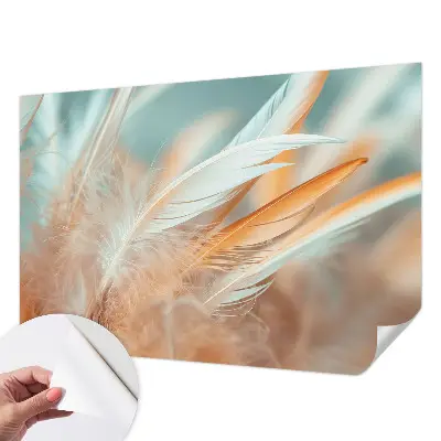 Papier peint intissé imprimé Plumes délicates