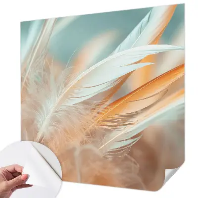 Papier peint intissé imprimé Plumes délicates