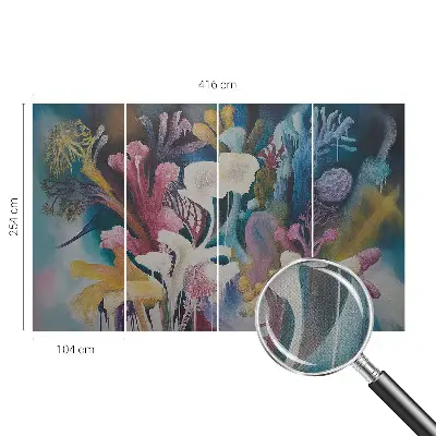 Papier peint photo grand format pour le mur explosion florale