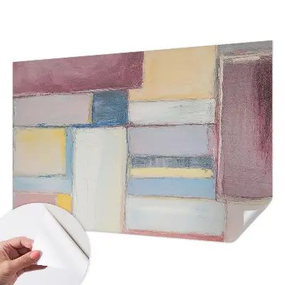 Papier peint photo sur tissu non tissé formes géométriques