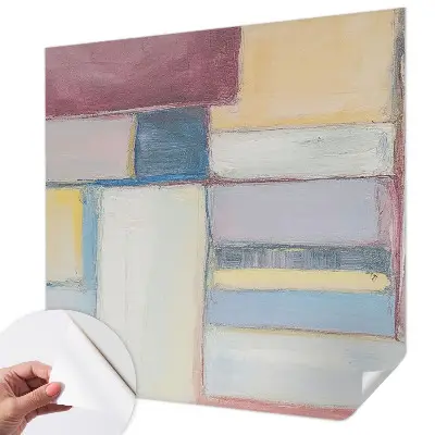 Papier peint photo sur tissu non tissé formes géométriques